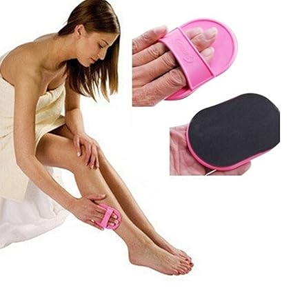 L-DiscountStore Exfoliating Hair Removal Pad - Für glatte Haut auf den Beinen Arm Face Top Lip