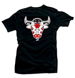Jordan Retro 6 Carmine Match Tees - Bull 6 Black