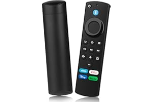 PUPINGPIG Remote Control Replacement Compatible with Fire Series Smart TV 4K, Cube (1st Gen/2nd Gen), TV 3rd Gen, TV Stick (2nd Gen/Lite) with Voice Control