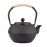 40.6oz Cast Iron Teapot, Japanese Tetsubin Tea