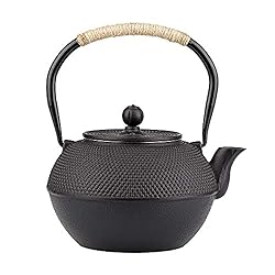 40.6oz Cast Iron Teapot, Japanese Tetsubin Tea