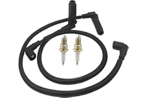 NEIVILU Ignition Coil Wire Spark Plug For Polaris Ranger 800 2011-2017 Ranger Crew 800 2011-2014 RZR 4 800 2011-2014 RZR 800 2011-2014 RZR S 800 2011-2014 4013078 3021671 4012888 4012889