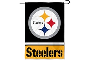 WINCRAFT Pittsburgh Steelers Double Sided Garden Flag