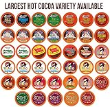 Two Rivers Chocolate Hot Cocoa Pods, Single Serve Variety Sampler Pack Compatible with 2.0 Keurig K-Cup Brewers, 40 Count - Largest Assorted Hot Cocoa