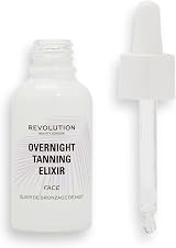 Revolution Makeup Overnight Face Tan Elixir 30ml Gradual Build Lavender view 2
