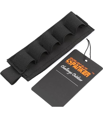 Set 6 Porta Caricatori Tattici Per Fucile – 6 Cartucce 12/20GA, Cinturino Da Calcio, Nylon - Foto 3