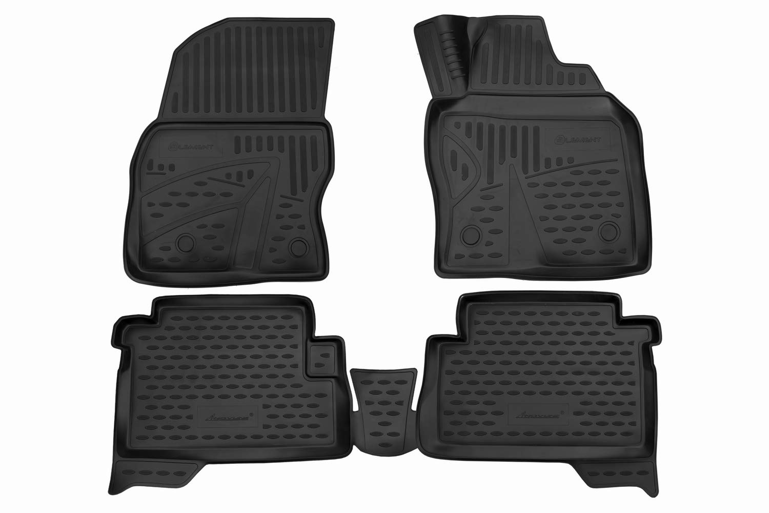 Element Tailored Custom Fit 3D Rubber Floor Mats for FORD Kuga, 2013-2017