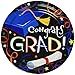 Amscan Super Value Pack Luncheon Plates, 7-Inch, Graduation, 100 Per Package