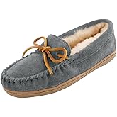 Minnetonka womens Sheepskin Hardsole Moc