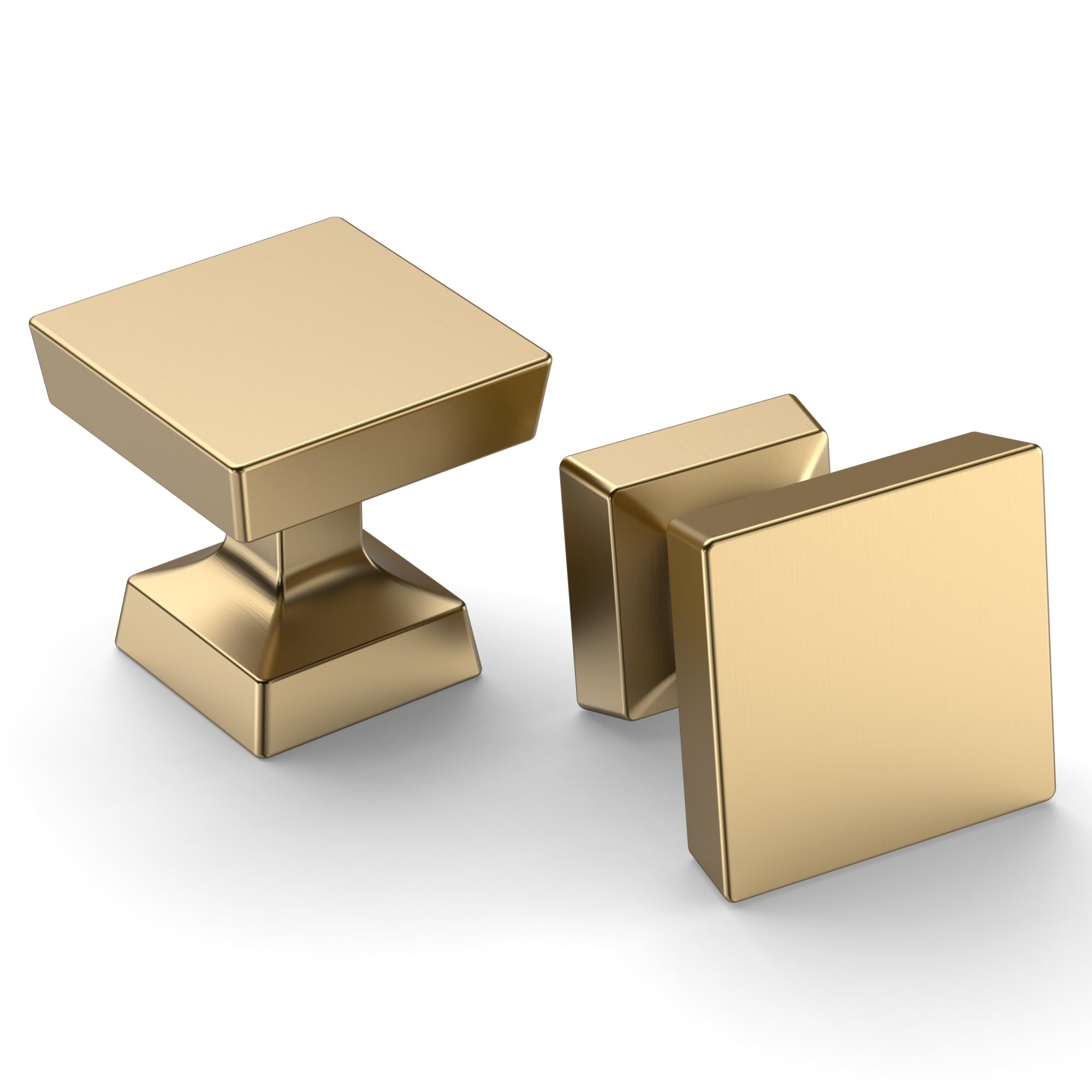 Photo 1 of ***(MISSING ONE)***Amerdeco 10 Pack Champagne Bronze Cabinet Knobs 1.2 Inch(30mm) Single Hole Cabinet Handles Drawer Knobs and Pulls for Bathroom Cabinets ZH0008