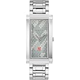 Bulova Ladies' Frank Lloyd Wright Stainless Steel 3-Hand Quartz, Rectangle Dial Style: 96L286