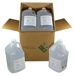 glyCUBE - 4 Gallons Propylene Glycol - USP - Kosher - Food Grade - 4 Separate Gallons (Each Gallon is 8 lbs 9 oz or 137oz net wt) - Safety Sealed HDPE Container with resealable Cap