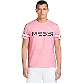 Messi Mens Mesh Tee, Lifestyle Short Sleeve T-Shirt, Standard Fit with Graphic