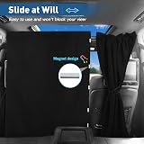 ZATOOTO Campervan Privacy Curtain 180cm x 100cm Suede Fabric Magnetic view 3