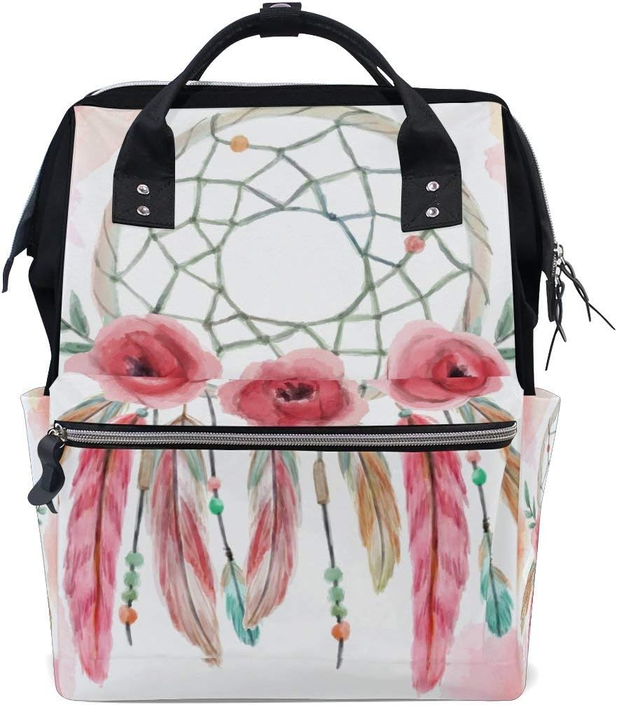 MaMacool Mummy Bag Diaper Tote Bags Larger Capacity Baby Nappy Bag Sweet Dream Catcher Muti-Function Travel Backpack