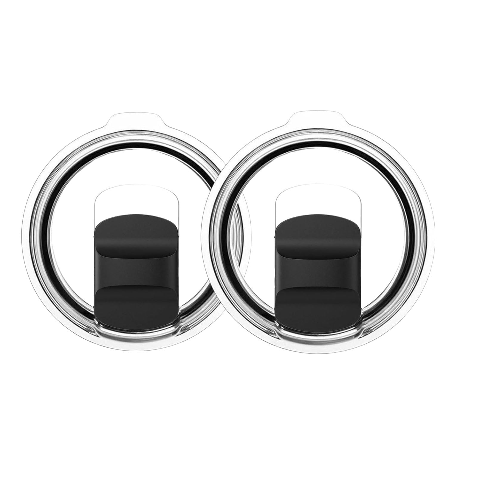 Photo 1 of 2 Pack 20 oz Tumbler Lid, Replacement Lids Compatible for YETI 20 oz Tumbler, 10/24 oz Mug and 10 oz Lowball, Spill Proof Cup Lids Covers with Magnetic Slider Switch