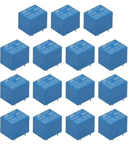 Small Power Relay DC 5V Coil 7A 240VAC 10A 125VAC/28VDC 5 Pins SPST Power Relay 4
