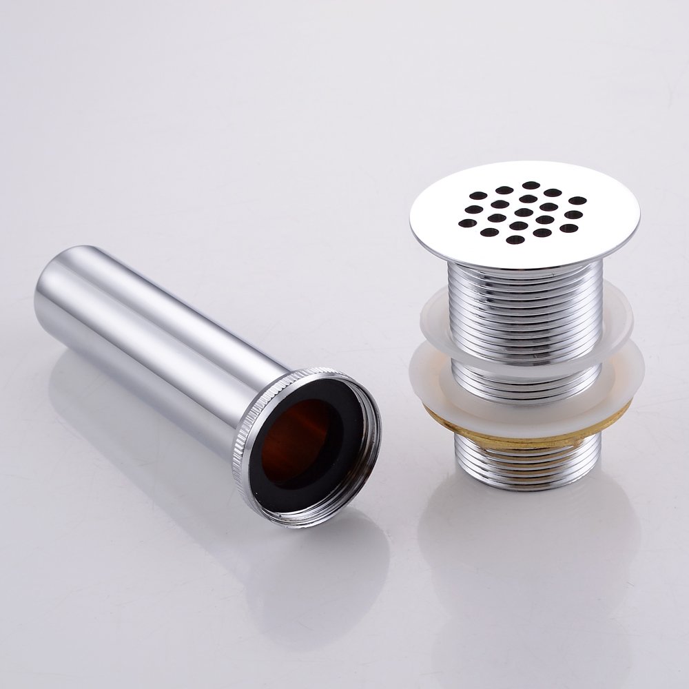 KES Commercial Perforated Grid Strainer Drain Brass Stopper with Tail