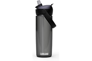CamelBak Thrive Flip Straw Tritan Renew Water Bottle Charcoal, 20oz