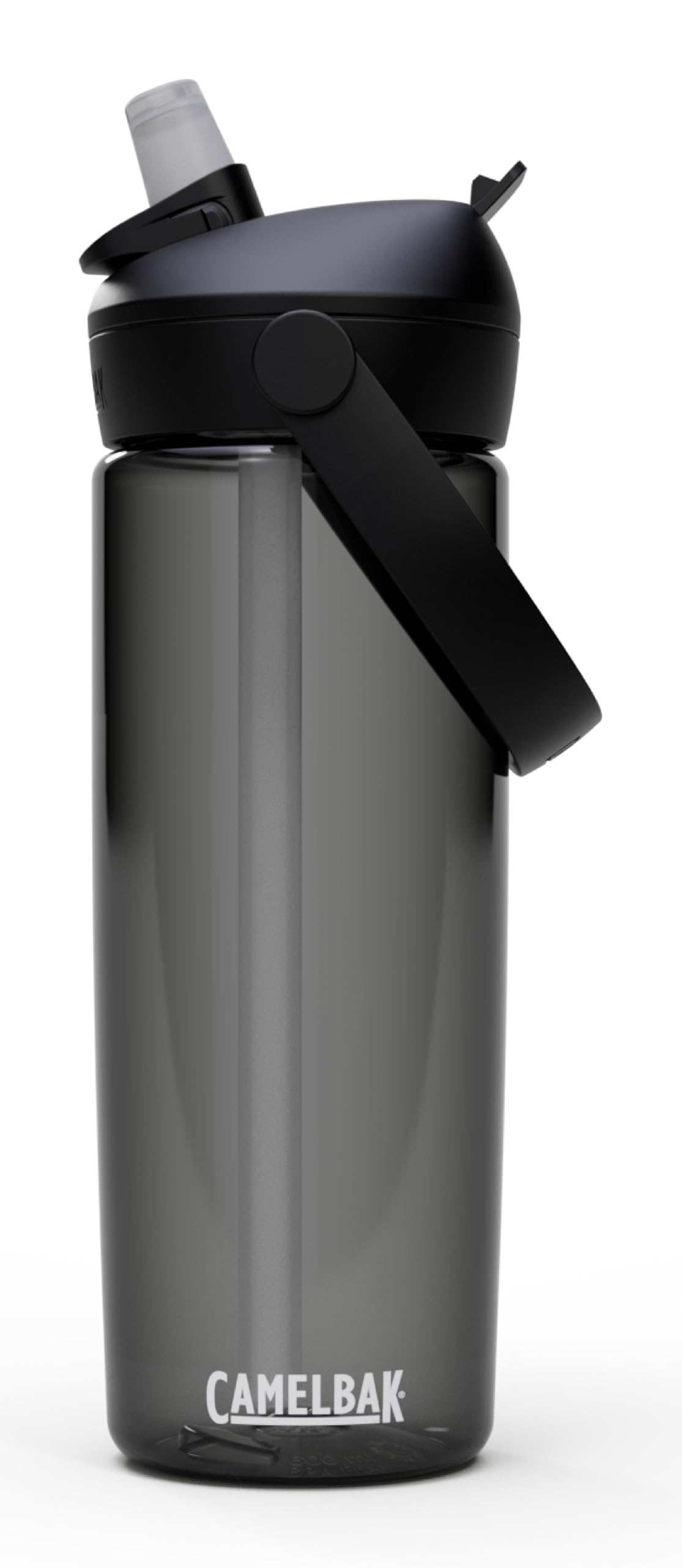 Photo 1 of **MISSING PARTS - MISSING THE SRTAW**
CamelBak Thrive Flip Straw Tritan Renew Water Bottle Charcoal, 20oz