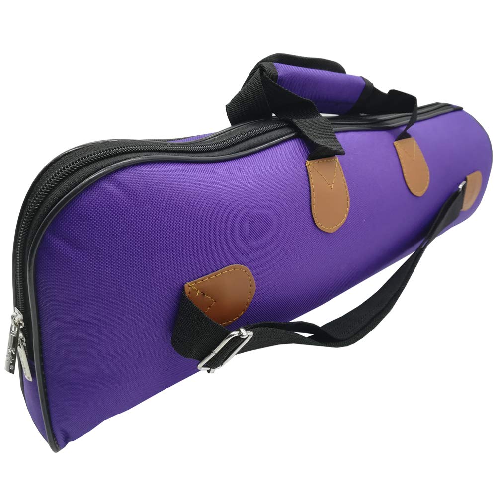 Xinlinke Trumpet Gig Bag 15mm Padded Soft Case Purple Best Music Bags