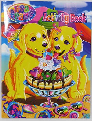 Lisa Frank coloring book, activity book, and water coloring book set