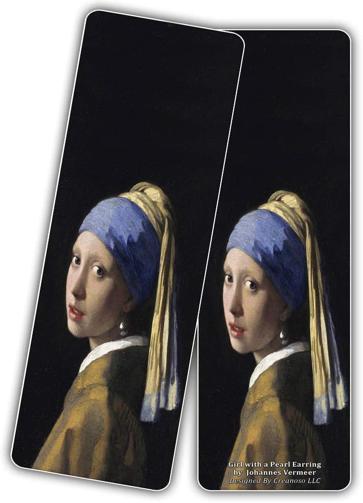 Creanoso Famous Classic Arts Series 2 Bookmarks (60-Pack), Van Gogh, Leonardo Da Vinci, Edvard Munch, Johannes Vermeer - Image 5