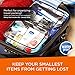 TSA Approved Toiletry Bag - Travel Bag for Women and Men to Secure Your Toiletries In Your Carry On Luggage and Pass Through Security with Ease - 2 Pack - Clear Toiletry Bags