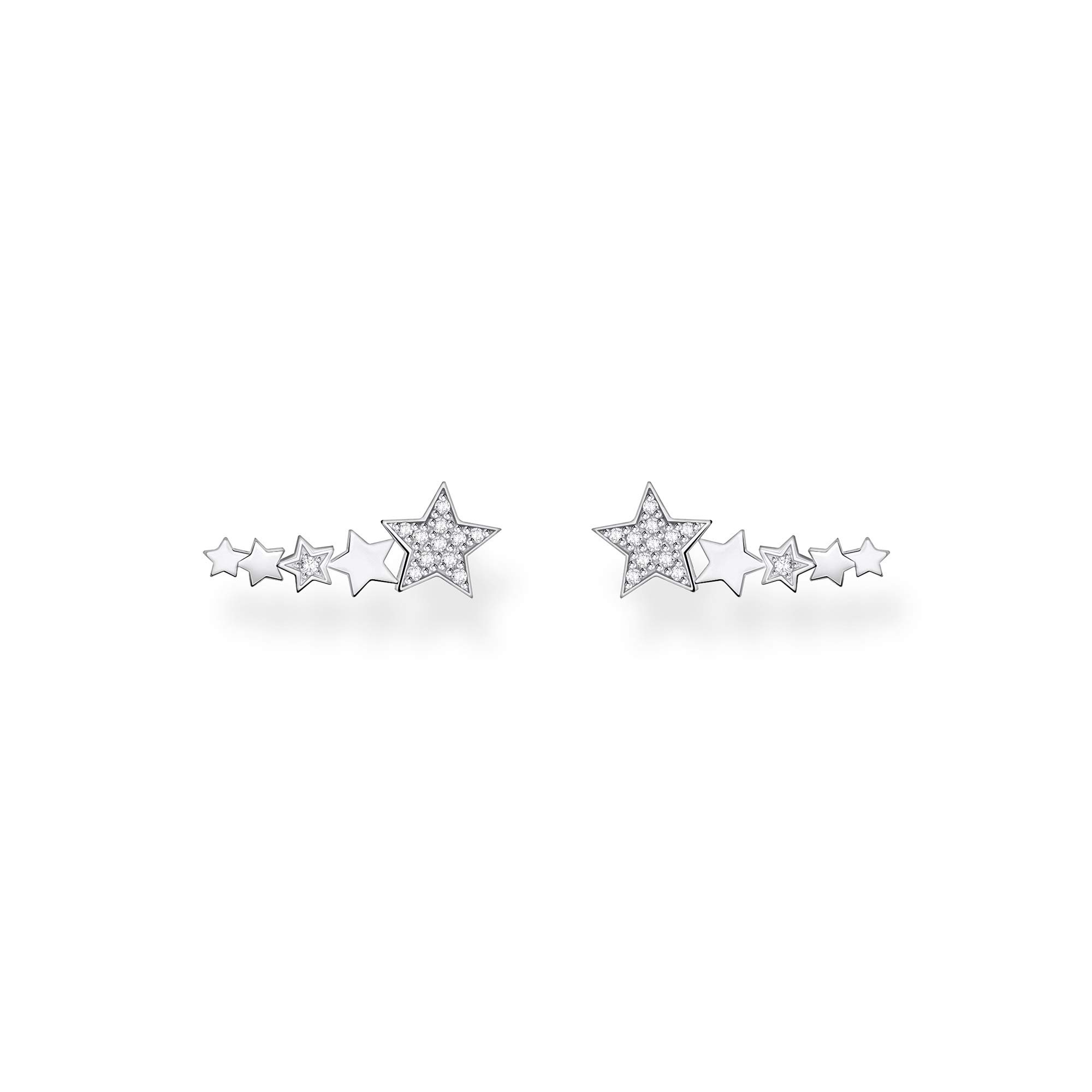 THOMAS SABO Women Ear climber stars 925 Sterling Silver H2159-051-14