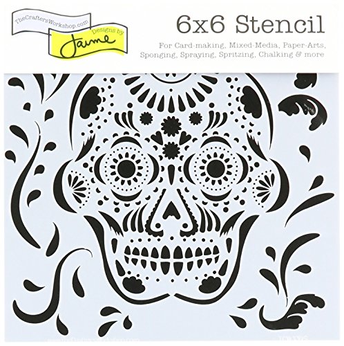 Crafter's Workshop Templates 6"X6"-Mexican Skull
