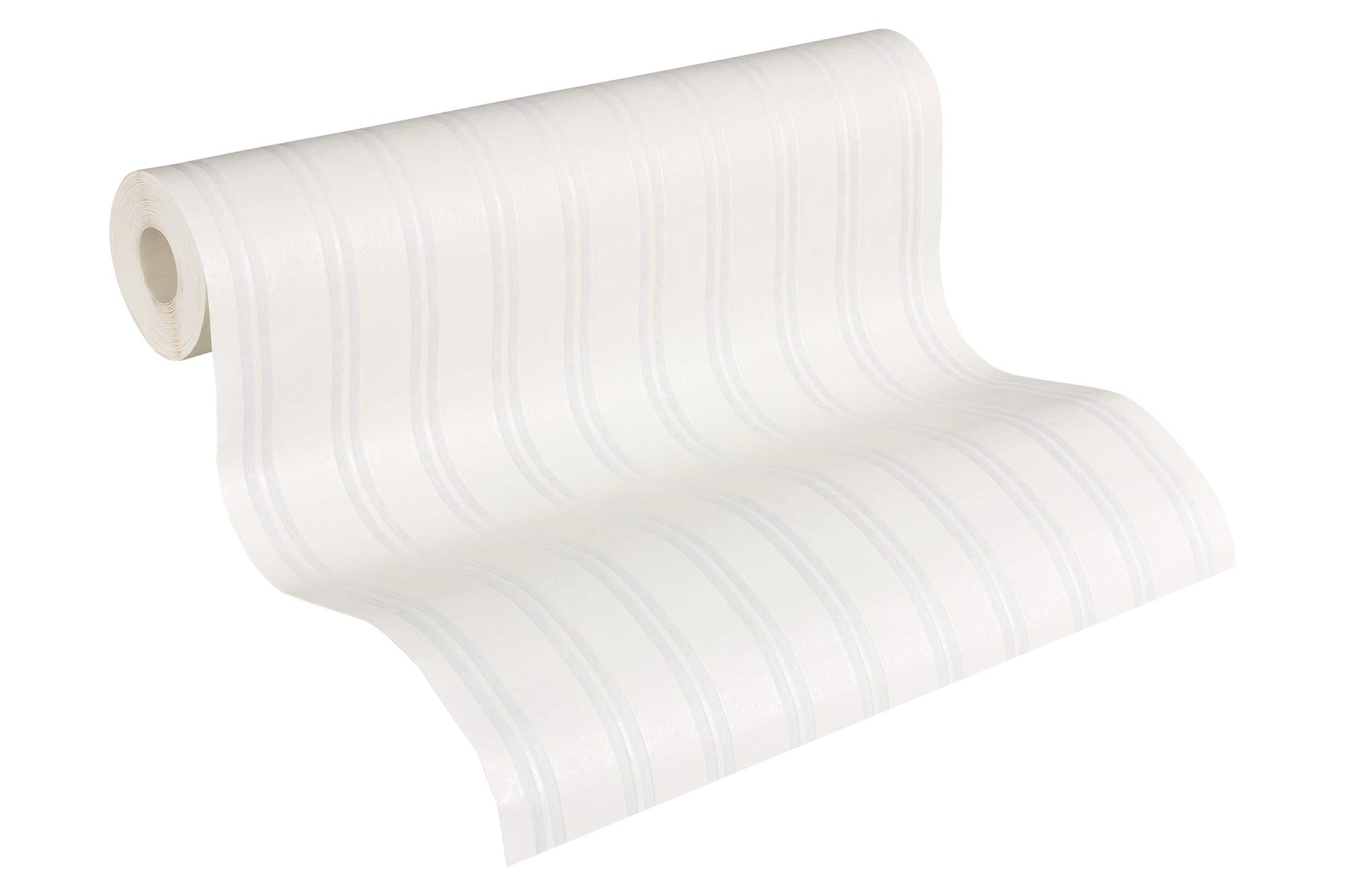 A.S. Création Paintable Non-Woven Wallpaper 10.05 x 0.53 m Made in Germany 243515 2435 White – 15