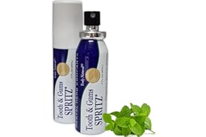 Tooth & Gums Spritz - Freshen Breath Instantly – Natural Breath Freshening Spray with Essential Oils | Alcohol-Free, Long-Lasting Freshness, Truly Natural - by Dental Herb Company