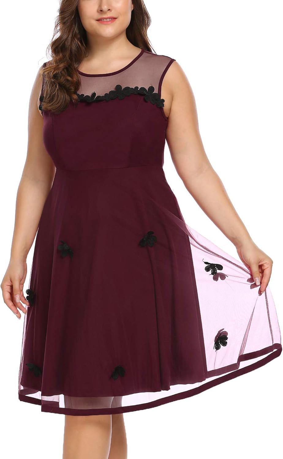 plus size a line cocktail dresses