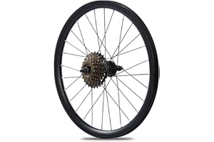 24in/26in Rear Wheel 135mm QR Hubs Disc Brake Wheels Aluminum Alloy Rim for 6-8 Speed Mountain Bikes