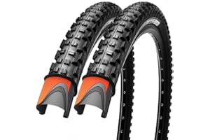 VESPETON 26/27.5/29 x2.25 inch Bike Tires Pair Mountain Bike Tires 60 TPI Foldable Kevlar High Grade Made Bicycle Tires Pack of 2