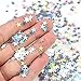 SUNVORE Star Confetti Holographic Stars Glitter Confetti, Great for Party Decoration, Wedding Supplies and Nail Art, Pack of 50g (Size- 6mm)