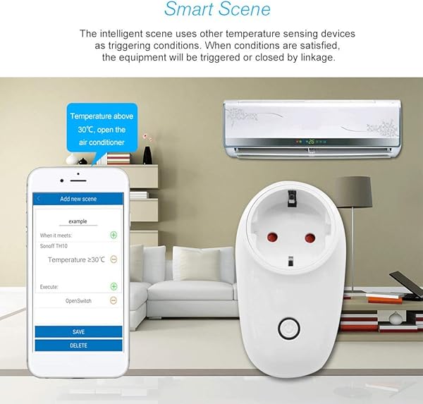 Galapar S26 WiFi Smart Socket Control Remoto inalmbrico Adaptador de Carga Smart Home Power Sockets Temporizador Inteligente Compatible con Amazon Alexa y para Google HomeNest IFTTT Inicio