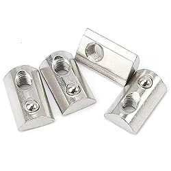 3030 Series M8 T Slot Half Round Nuts Roll-in
