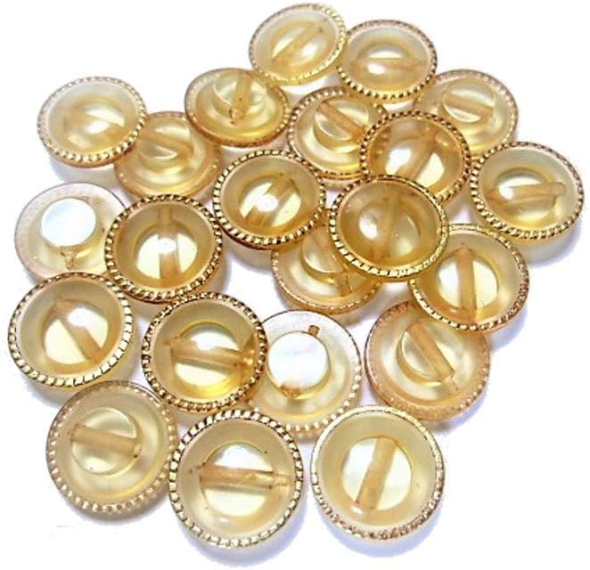 Amazon 11 5mm オレンジ色系 ポリエステル系 リング入り 裏穴 ボタン 個入り ボタン 通販