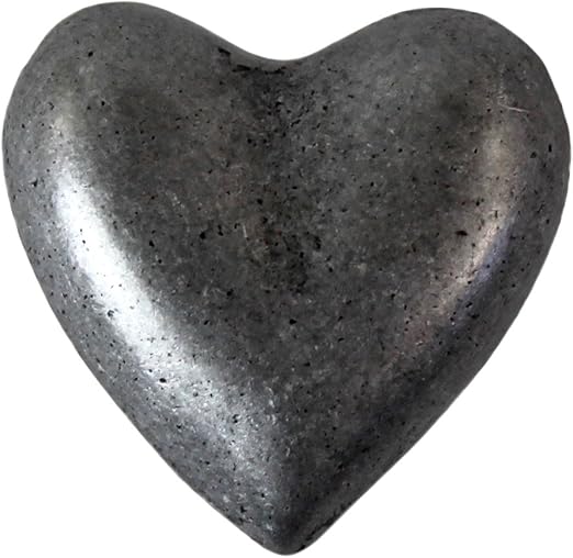 Knob Hill Heart Shaped Knob Pewter 10 Knobs Amazon Com