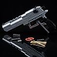 Uvini Building Blocks Kit, Building Blocks Toy Sets, 1:1 Simulation Shooting Toy, Mechanical Weapon Model Toy Desert Eagle Pistol 360Pcs
