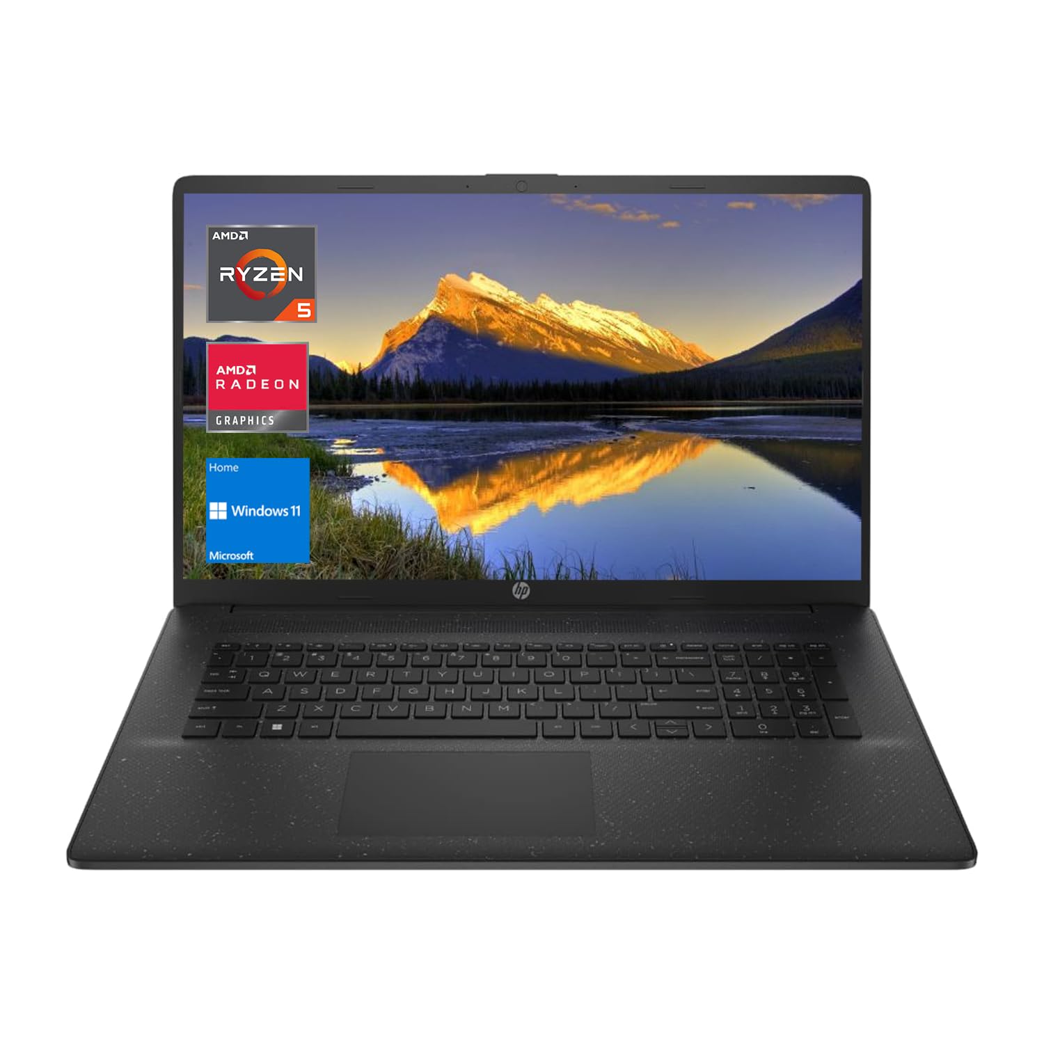 HP 2023 17 Laptop, 17.3" FHD Display, AMD Ryzen 5