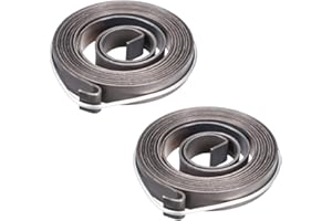 uxcell Drill Press Spring Drill Press Quill Feed Return Coil Spring Assembly Spring Steel Chemical Blackening Finish 1540mm E