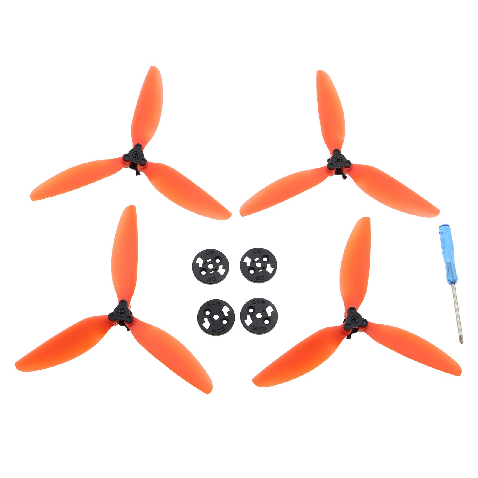 VGOL 2 Pairs Three Blade Propeller Drone Accessories Quick Release Propeller Replacement Props Compatible with DJI Mini 2 SE/Mini 2/Mavic Mini/Mini SE