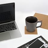 YOUNTHYE 10x 8" Square Self-Adhesive Cork Board Tiles 6mm Thick Bulletin Board view 5