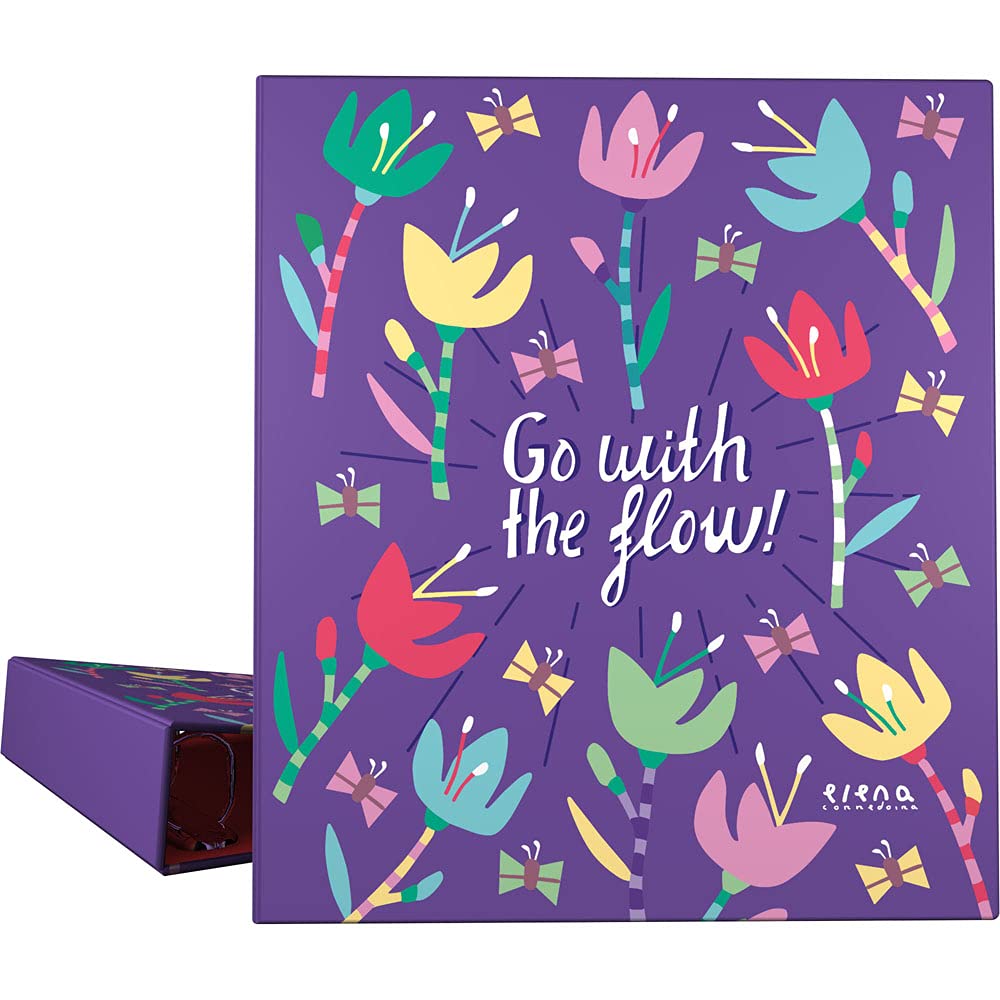 Grafoplás 88172634 Elena Corredoira Collection Flow A4 4 Mixed Rings 40 mm