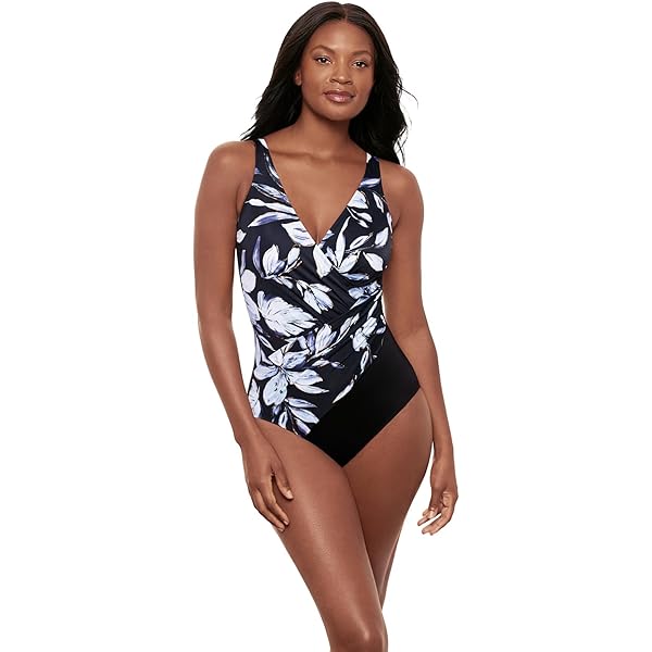 Miraclesuit Women's Swimwear Botanico Crossover One Piece Swimsuit