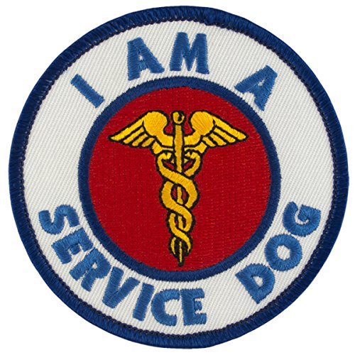 I AM A SERVICE DOG Sew-On Embroidered Patch - 3