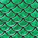 TFJH E Children Shiny Fish Scale Stretch Leggings Pants for Little Girls Green 100