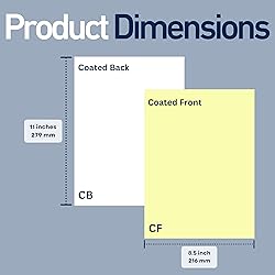 2 Part Reverse NCR Carbonless Paper (5887), 8.5" x